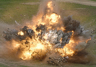 Explosive testing